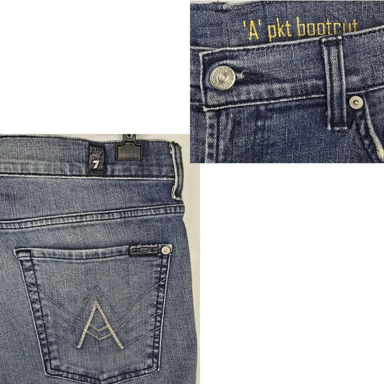 Calça Jeans 7 for All Mankind Azul - Original - Foto 4
