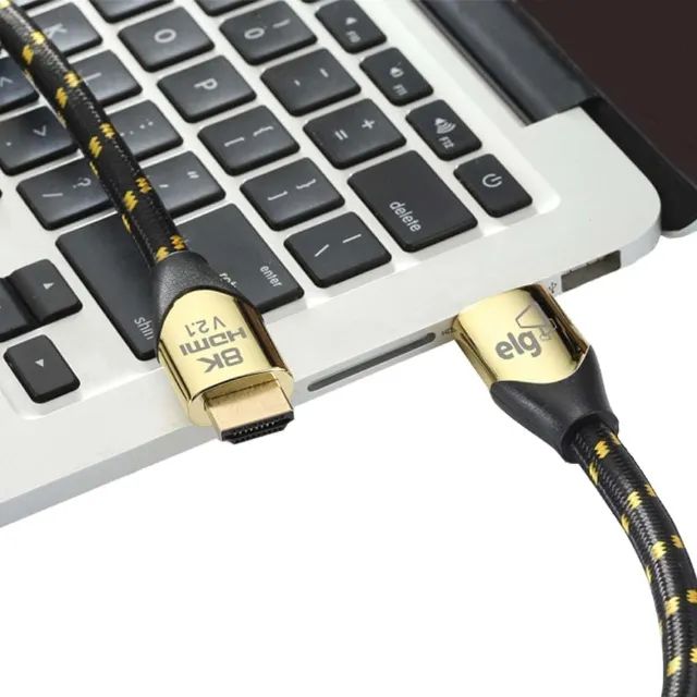 Cabo Hdmi 2.1 áudio e vídeo Ultra Hd Speed 2m Hs8k20 Elg - Foto 4