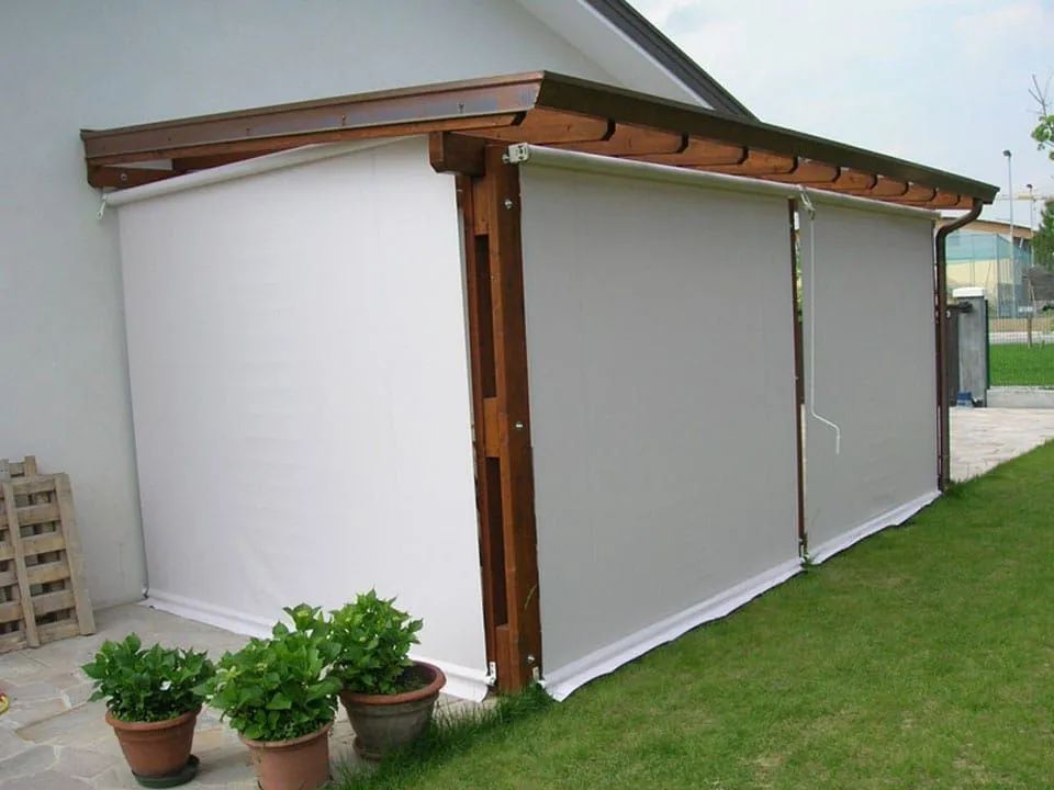 Toldo Retrátil em lona com estrutura Metálica galvanizada -novo - Foto 3