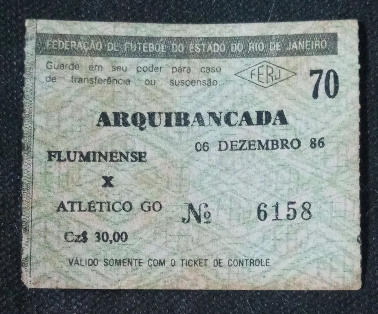 INGRESSOS ANTIGOS PARA COLECIONAR FLUMINENSE... - Foto 5
