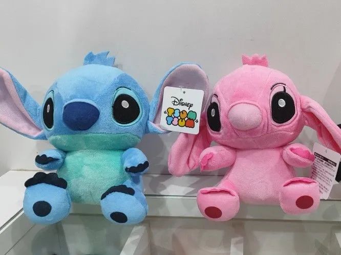 Pelúcia Stitch e Angel 
