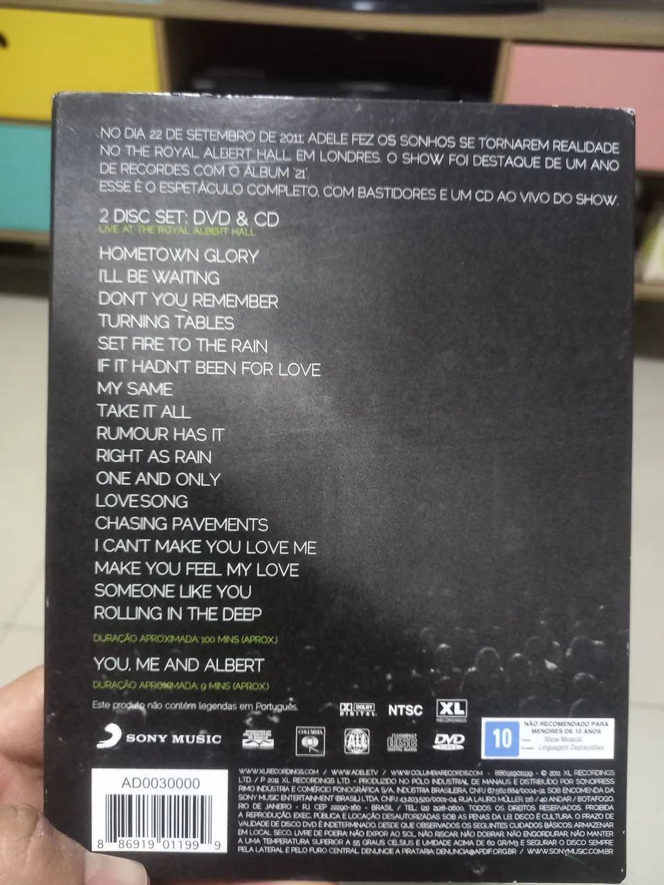 DVD Adele - Live at the Royal Albert Hall - Foto 2
