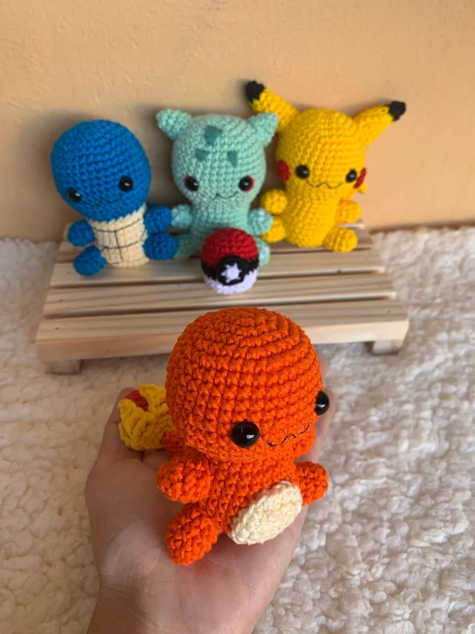 Pikachu Pokémon Amigurumi Chibi Funko Anime Personalizado Artesanal  - Foto 3