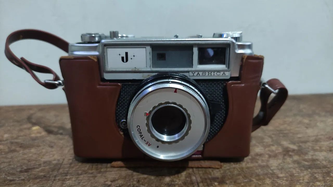 Camera mecânica yashica japonesa anos 50/60 - Foto 3