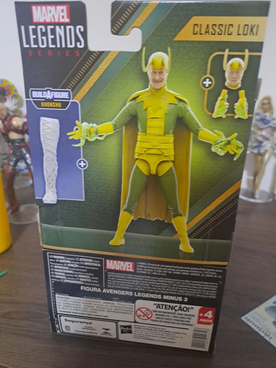 Boneco Marvel Legends Classic Loki - Disney+ - Foto 2