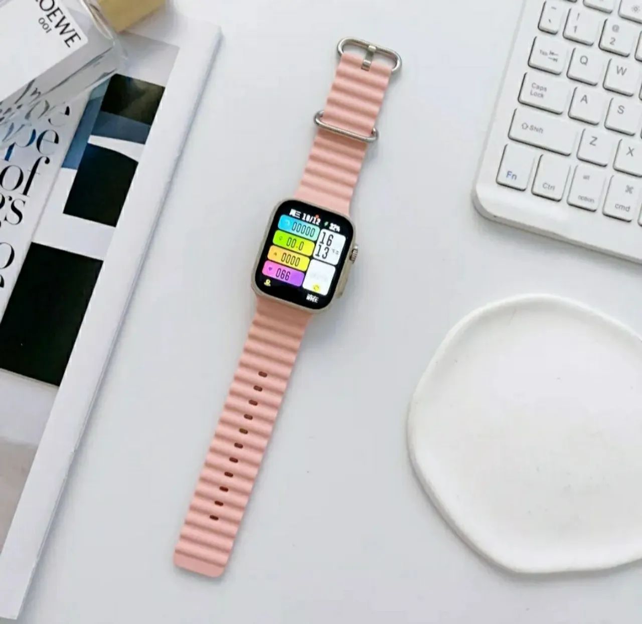 Pulseira Oceano Compatível com APPLE WATCH, linha ULTRA e linha IWO. Várias Cores  - Foto 5