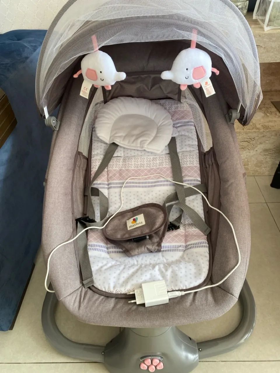 Balanço Infantil Mastela com Capota e Móbile - Foto 4