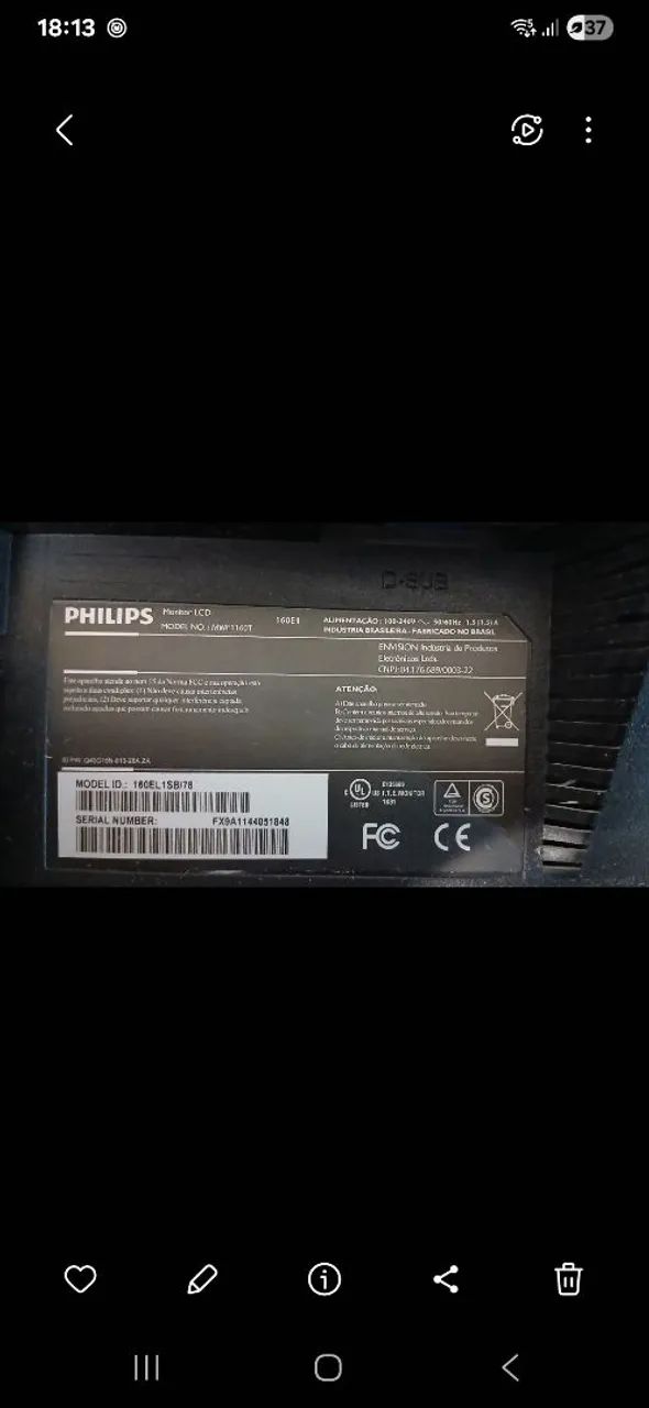 Monitor Philips 160E1 - Foto 4