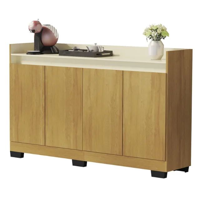 Aparador Buffet 4 Portas Compacto. Produtos Novos Direto de Fábrica P/Sua Casa. - Foto 6