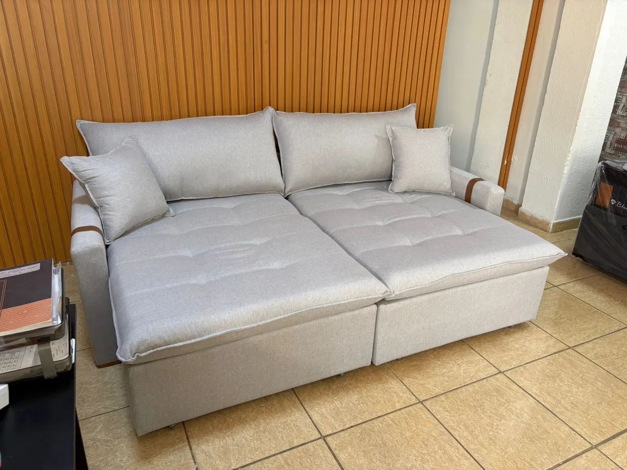 Sofá cama em linho  - Foto 5
