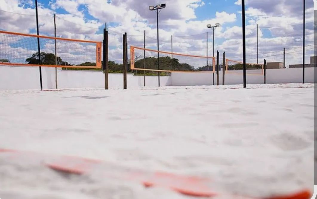 Areia de Quartzo para Quadra de Beach tênis , vôlei de praia e futevôlei 