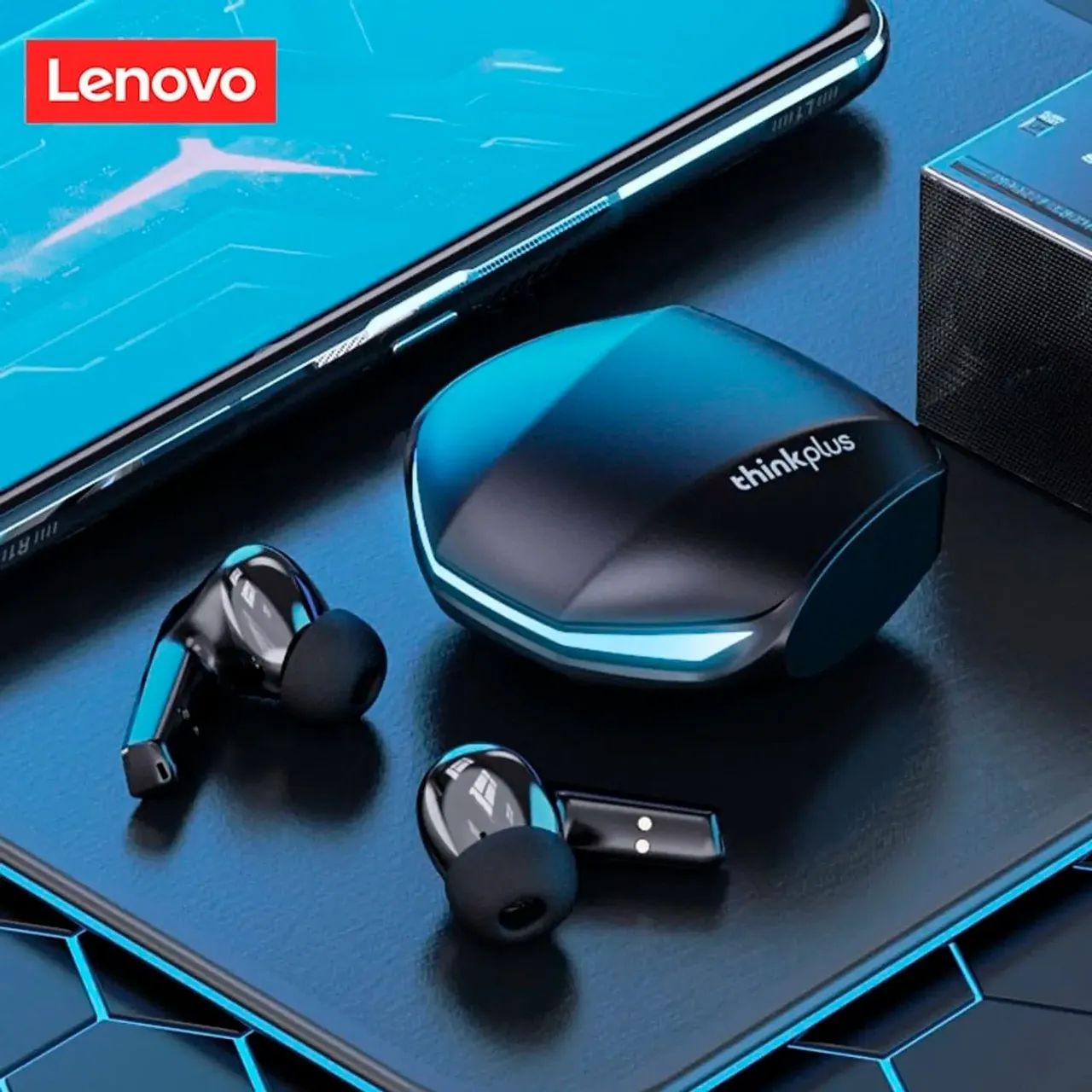 Fone Gm2 Pro Lenovo Bluetooth Sem Fio - Lacrado