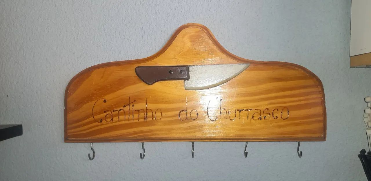 Porta objetos em  Madeira - Cantinho do Churrasco - Foto 2