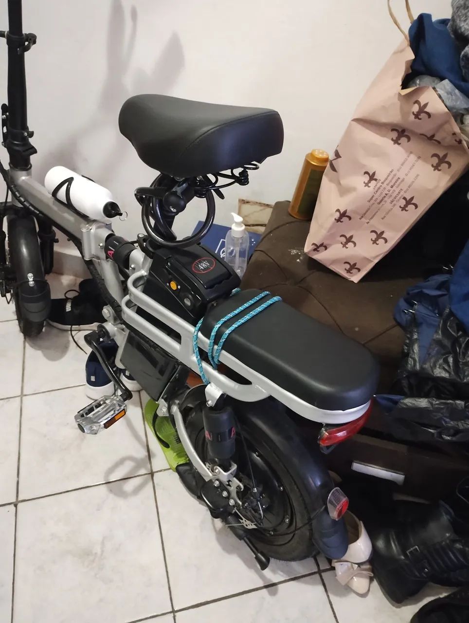 Bicicleta elétrica dobrável  - Foto 2