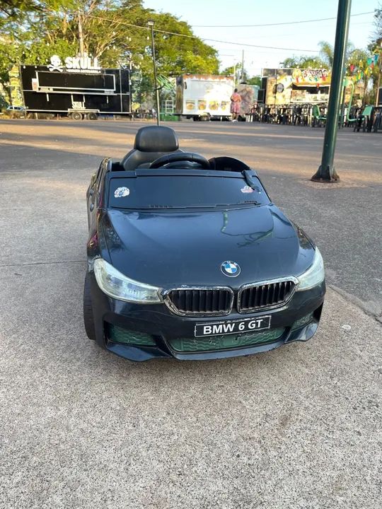 ? Vendo Carrinho Elétrico Infantil - BMW Preto! ? - Foto 3