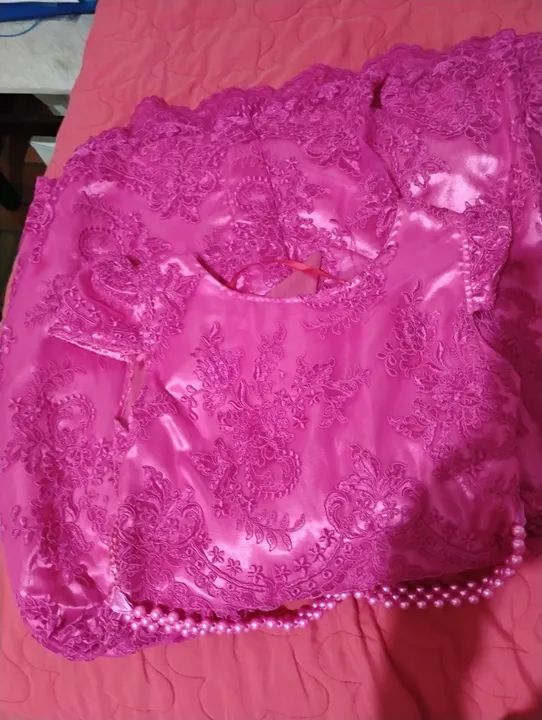 Vestido rosa bordado  - Foto 4