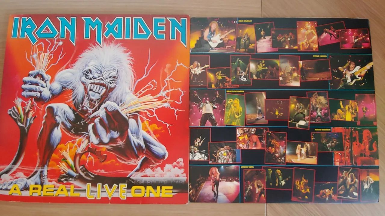 LP Iron Maiden Real Live One, Killers, Somewere in Time Vinil Rock - Foto 3