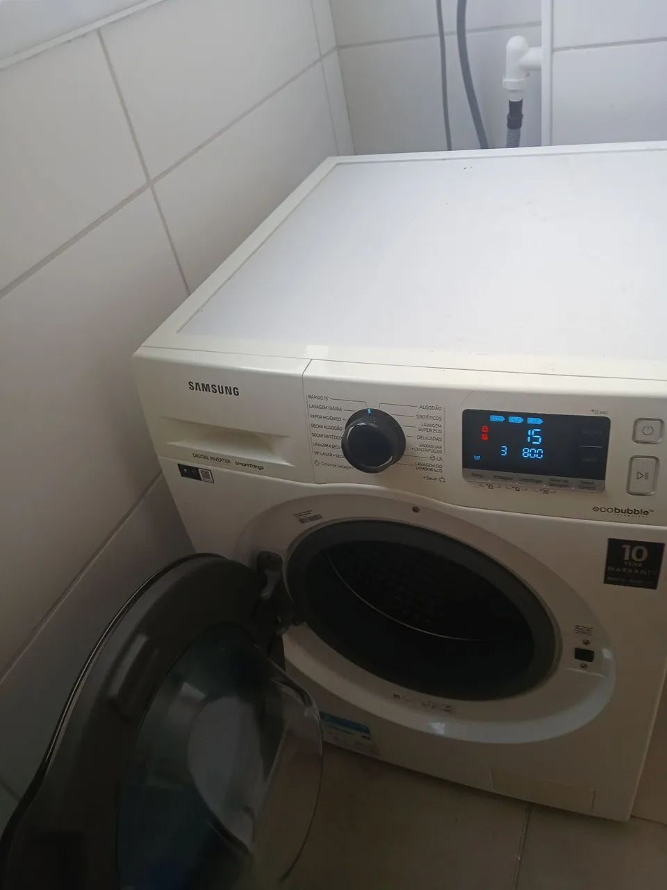 Máquina de Lavar e Secar Samsung EcoBubble 10kg