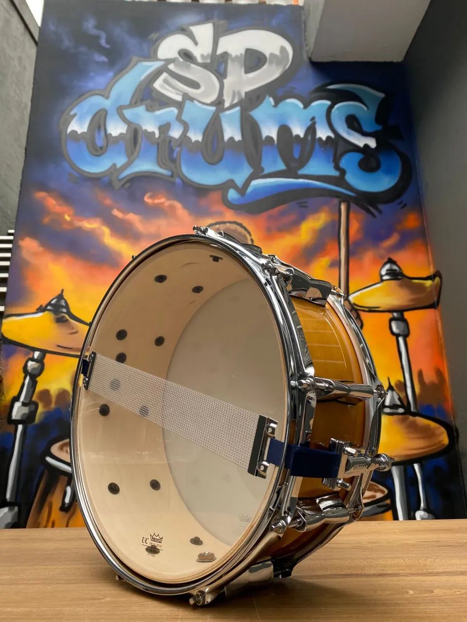 Caixa Yamaha Stage Custom Natural Lacquer 14x5,5 - Foto 4