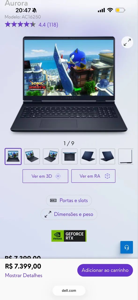 Dell Gamer Alien Notebook ? SEALED model: ac16-c7240h-d3064312419422593122