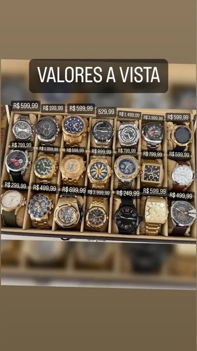 Relógio Fossil Masculino Dourado - Foto 4