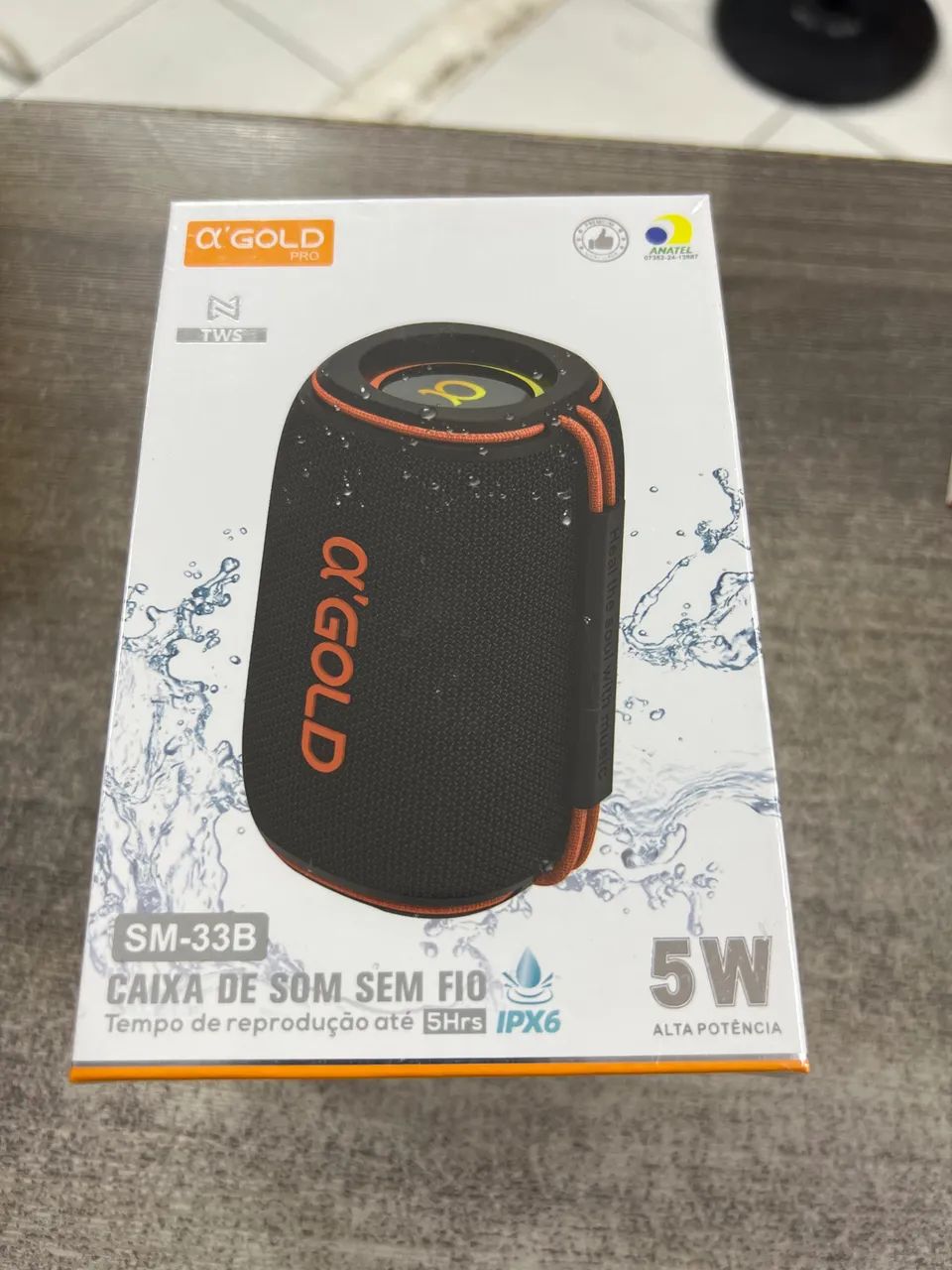 Caixa de som sem fio agold 
