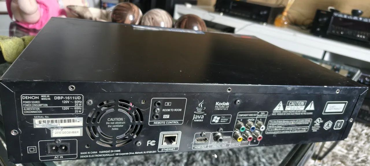 Blu-ray denon dbp 161 1UD NO ESTADO - Foto 5