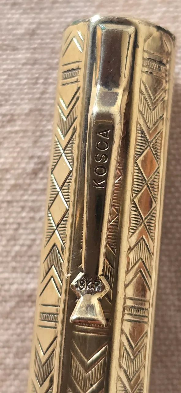 Caneta banhada a ouro 18k - Foto 3