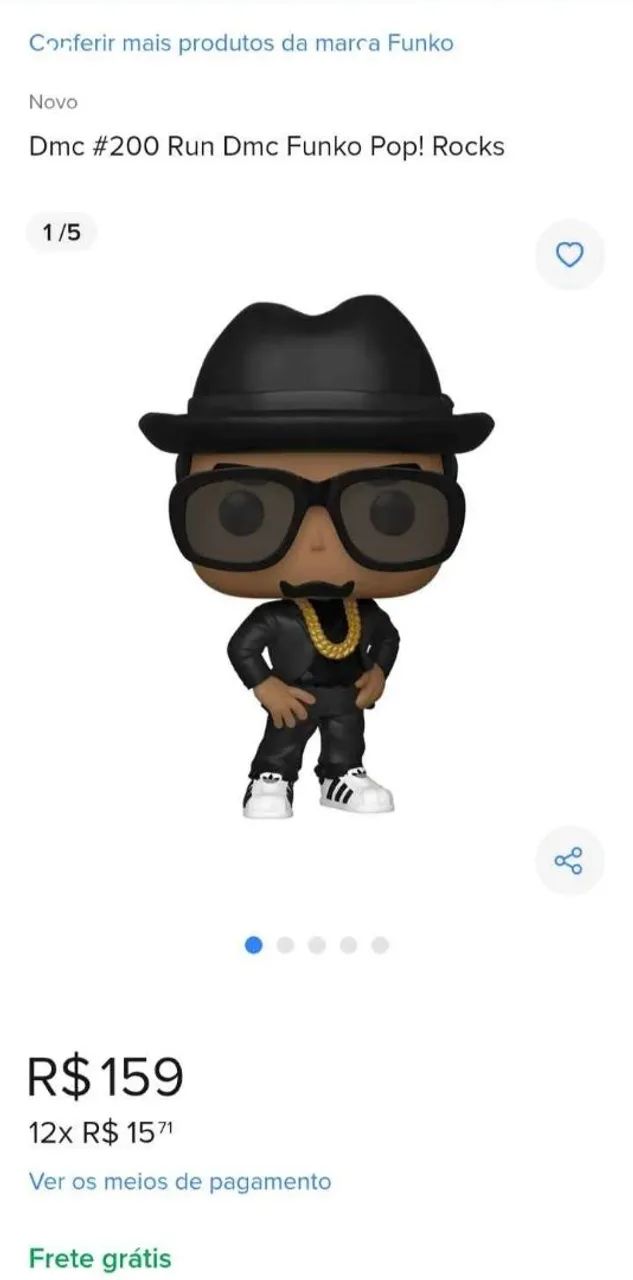 Funko Pop Run Dmc  Rocks #200. - Foto 4
