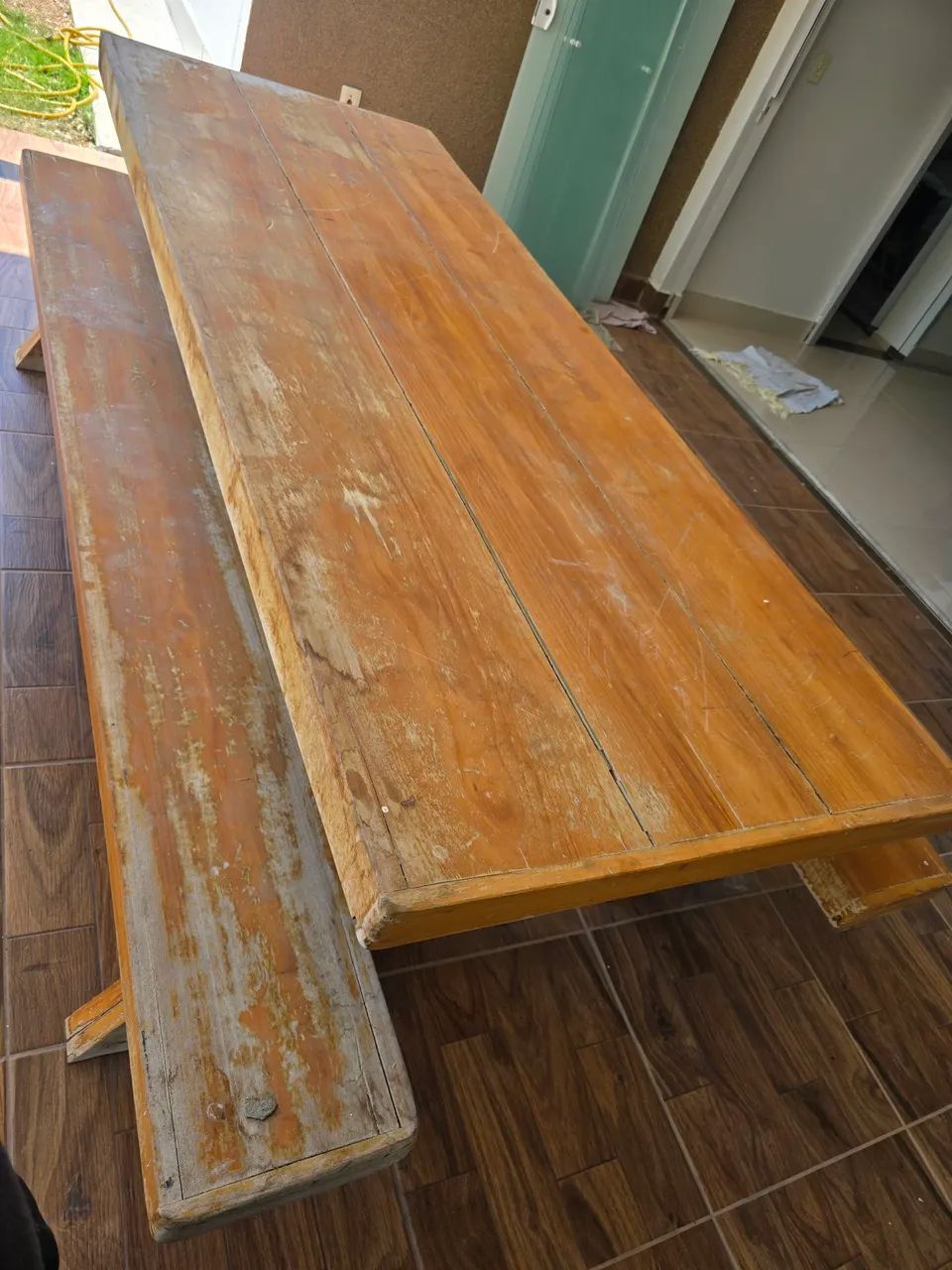 Mesa madeira angelim  - Foto 2