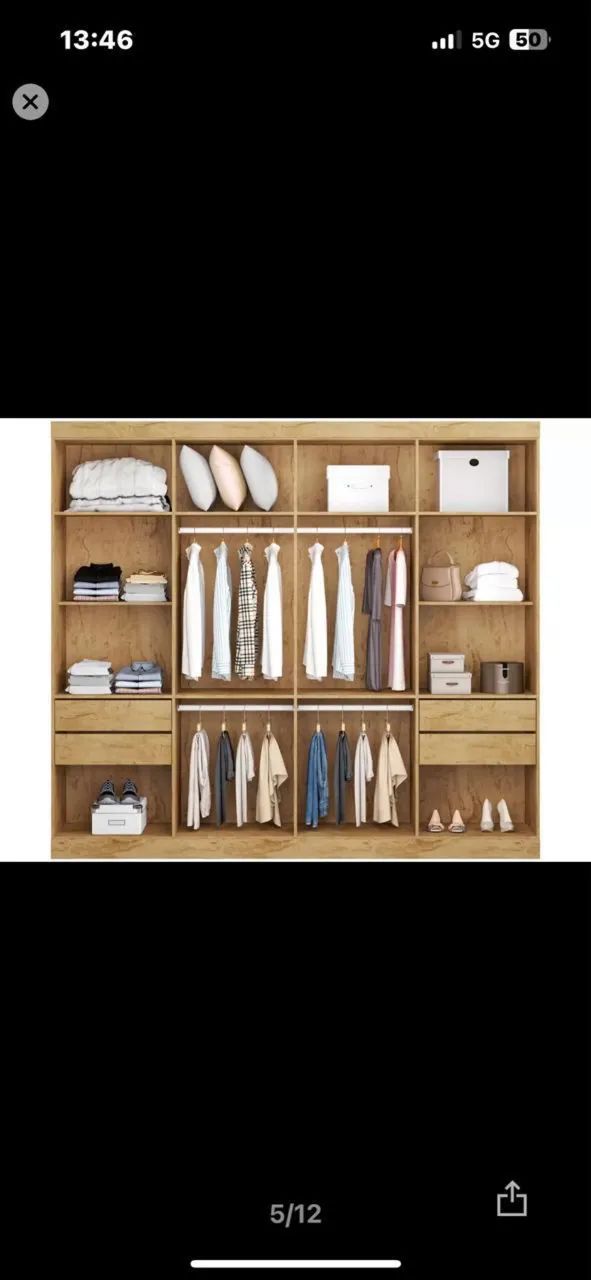 Guarda roupa grande e conservado - Foto 4