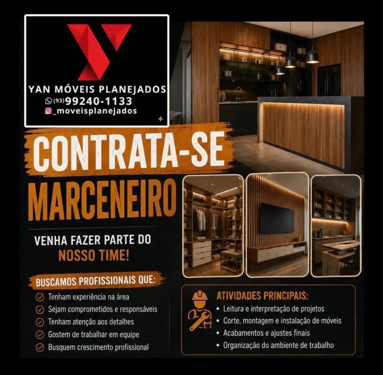 Vaga para marceneiro com experiência  - Foto 2