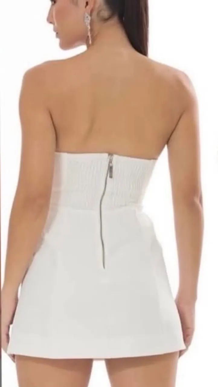 Vestido Mirak branco (PP) - Foto 2
