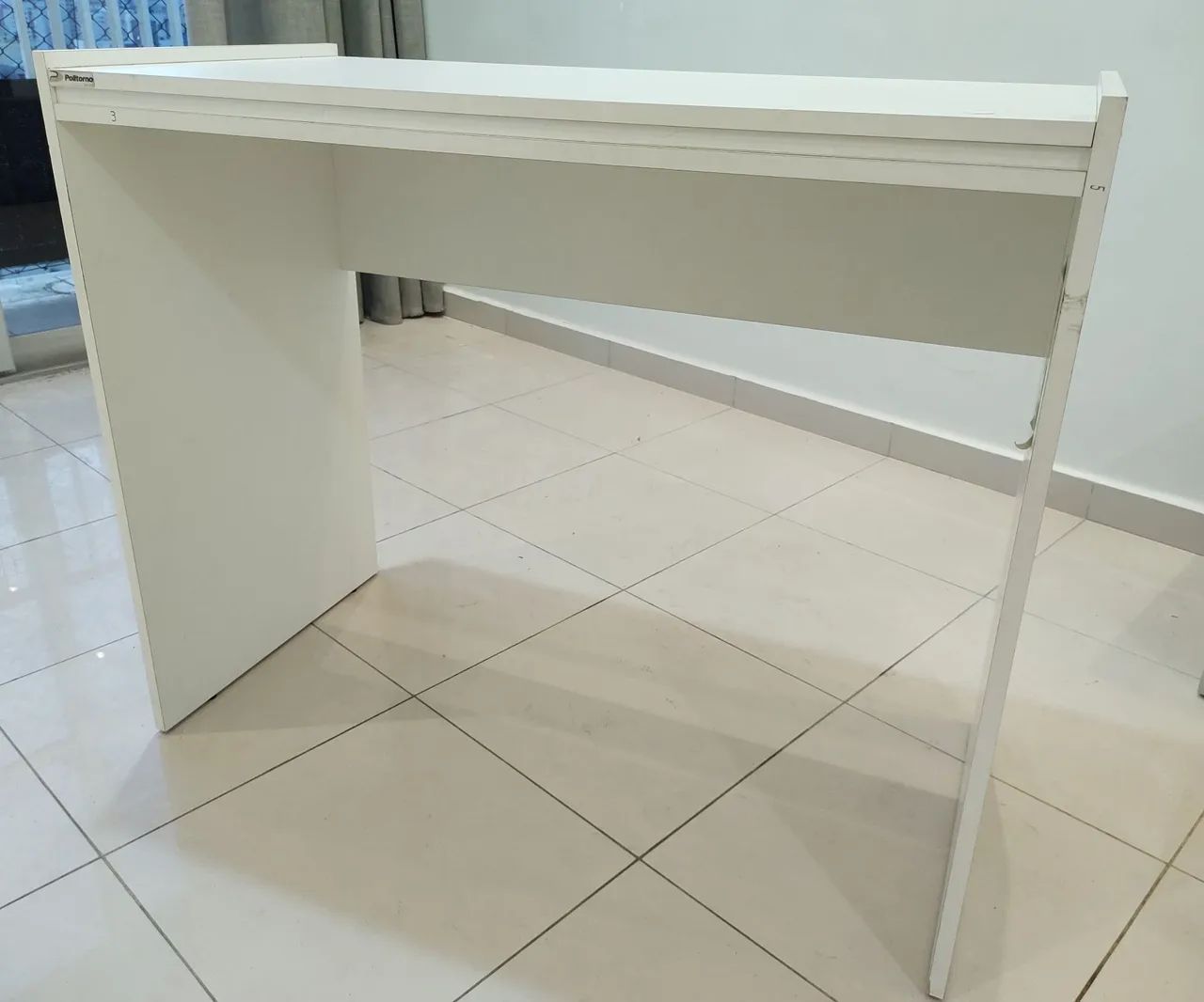 Mesa de Escritório Branca - Foto 3