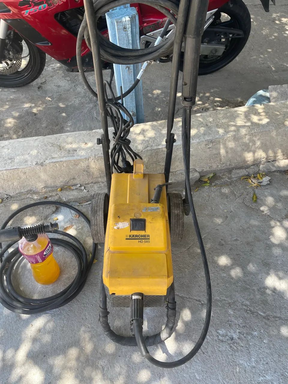 LAVADORA ALTA PRESSÃO + ASPIRADOR DE PÓ 