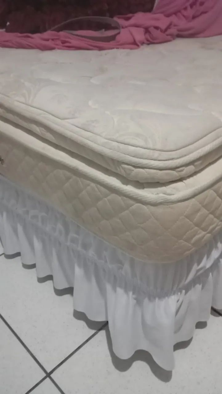 Cama box casal com cabeceira  - Foto 2