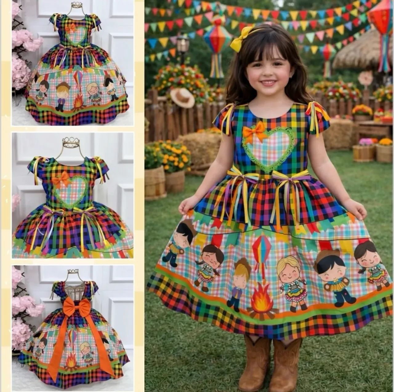 Vestido de quadrilha 