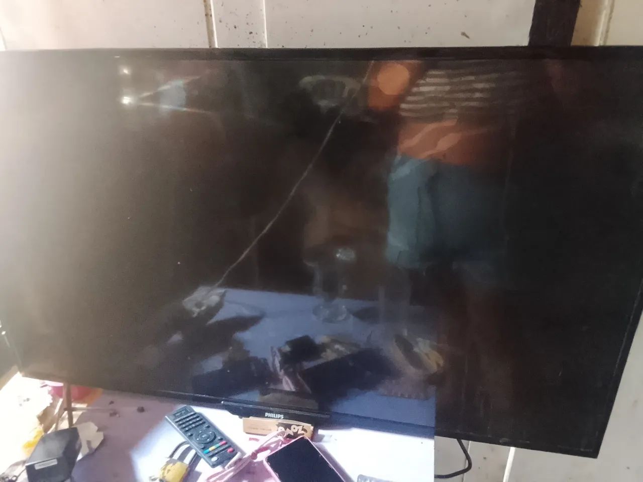 Tv smart 43 polegadas com defeito da pra aproveitar peças
