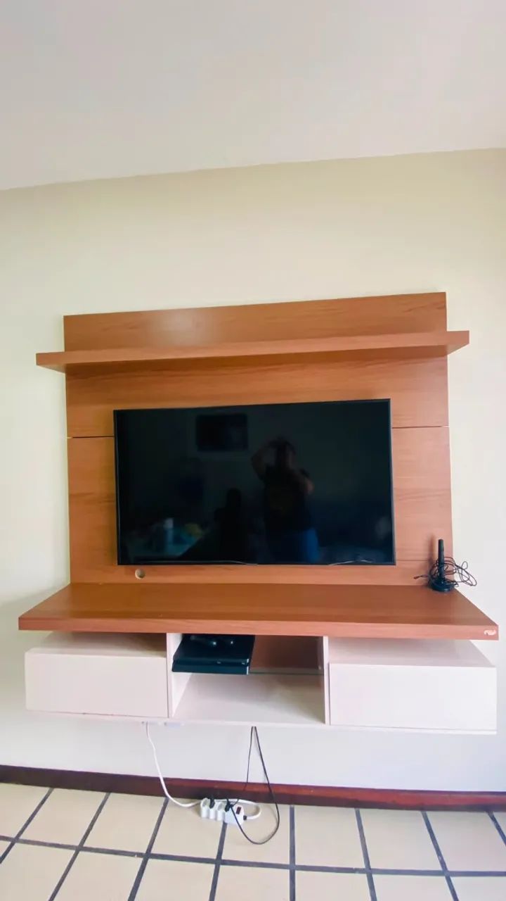 PAINEL PARA TV COM RACK - Foto 3
