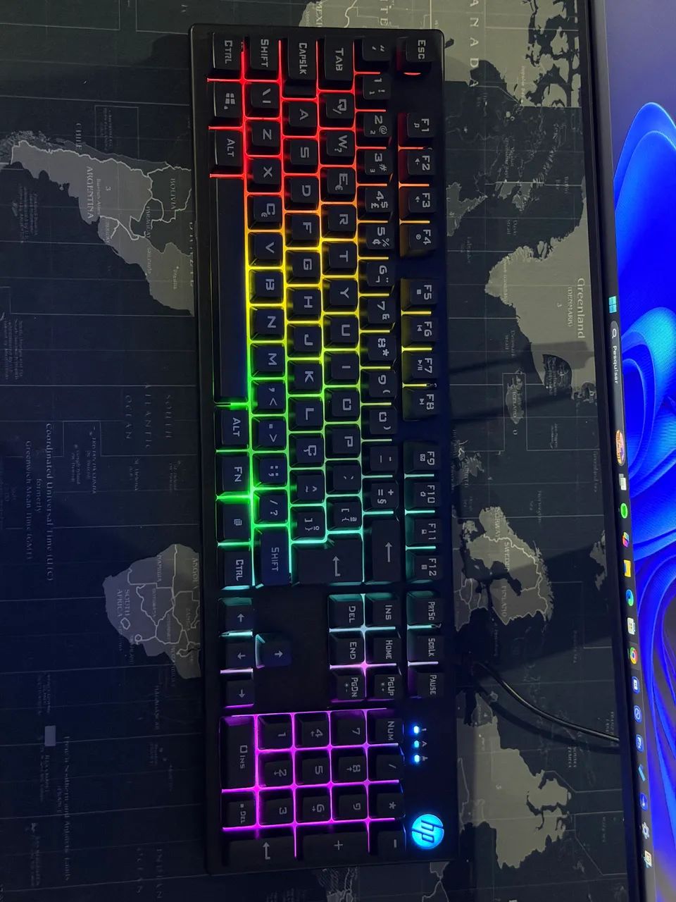 Mouse e teclado gamer hp  - Foto 3
