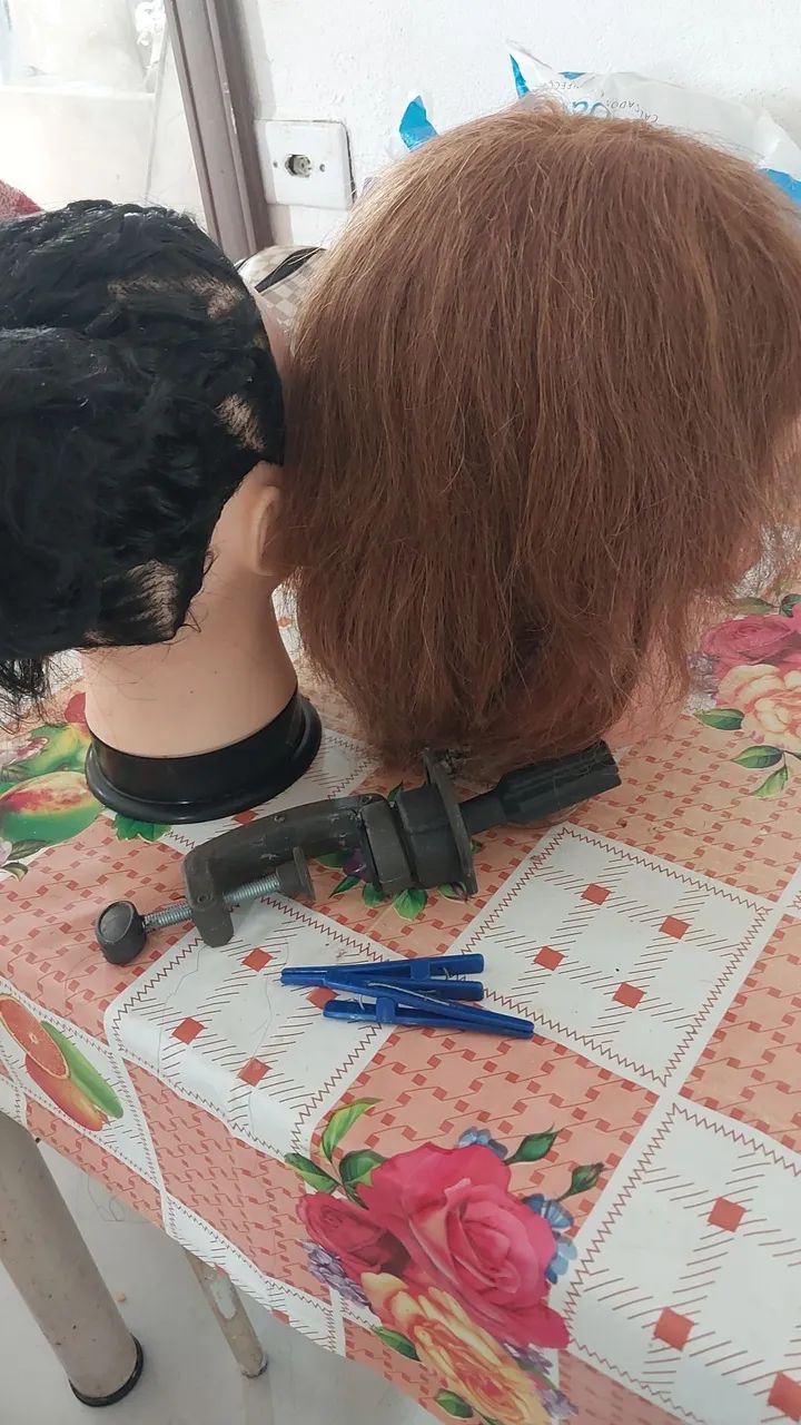 cabeça de treino para trancista  - Foto 3
