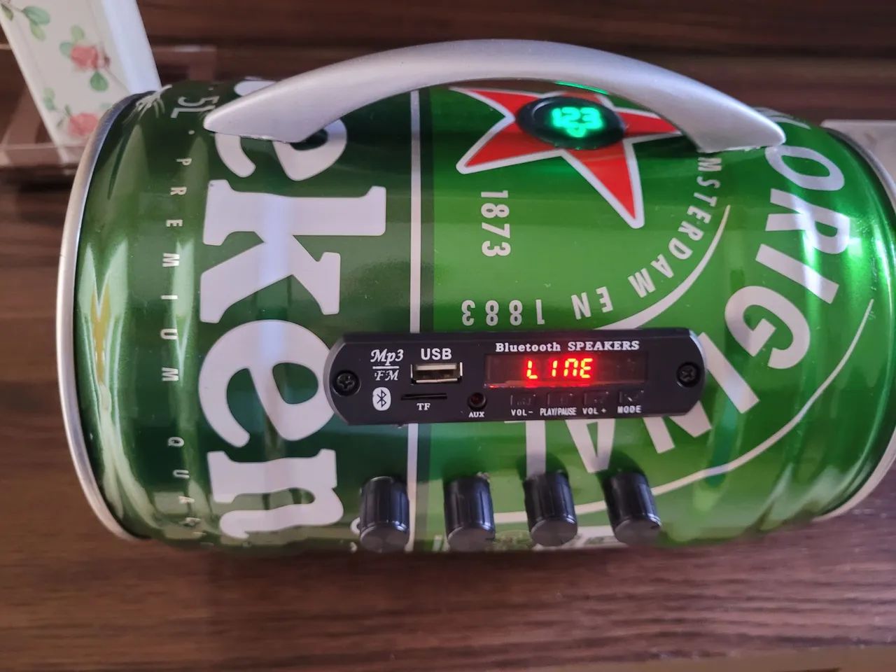 Caixa de som Barril Heineken