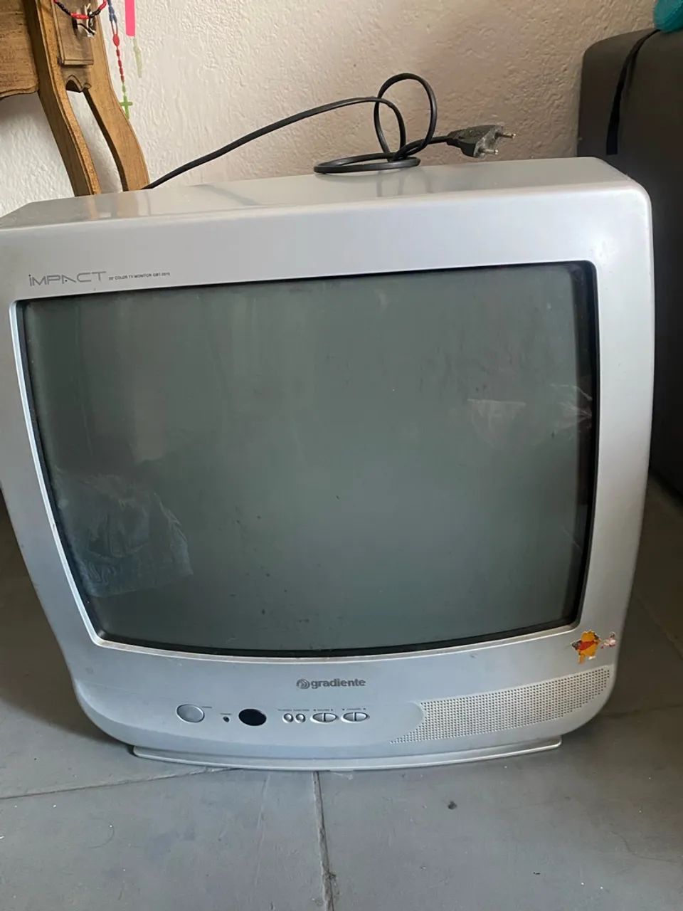 Tv antiga 14 polegada gradiente com controle  - Foto 2