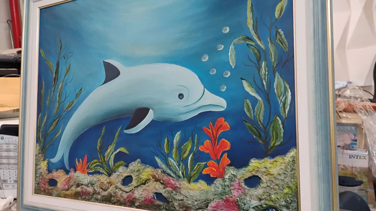 Quadro de golfinho  - Foto 2