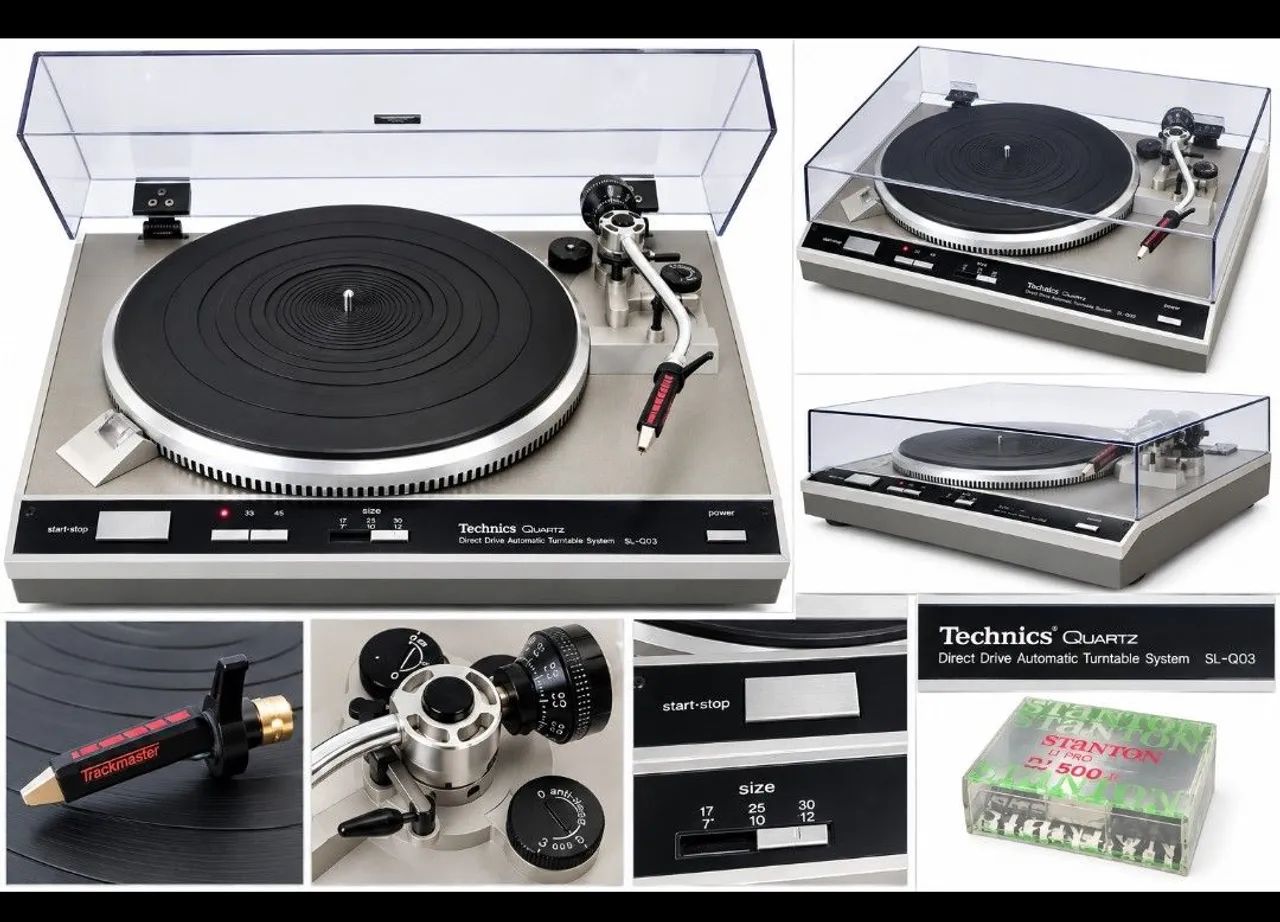  Toca Discos Technics SL-Q03  Direct Drive Quartz | Revisado e Completo - Foto 2