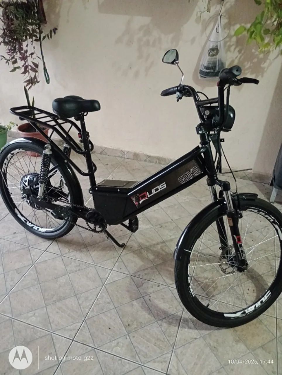 Bicicleta Elétrica Duos Full Preta 