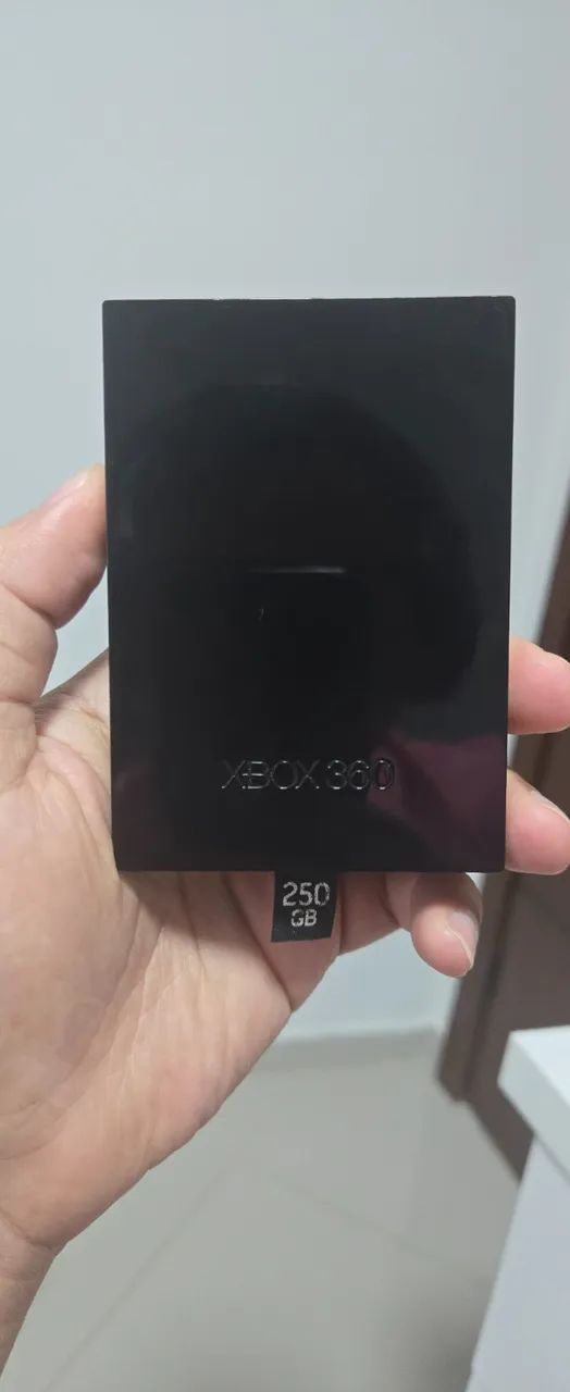 HD Original Microsoft Xbox 360 Slim 250GB com Case