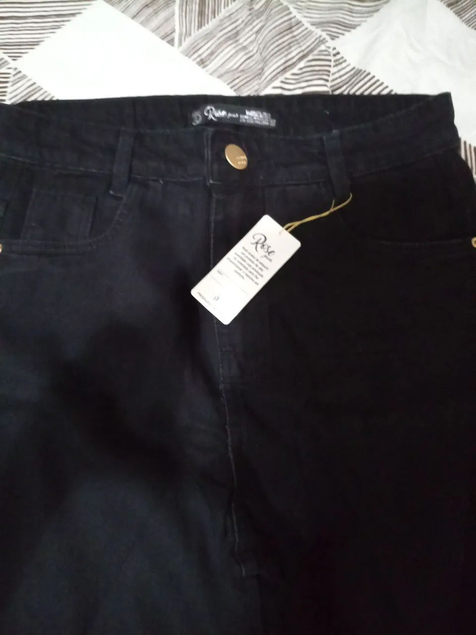 Calça jeans preta 