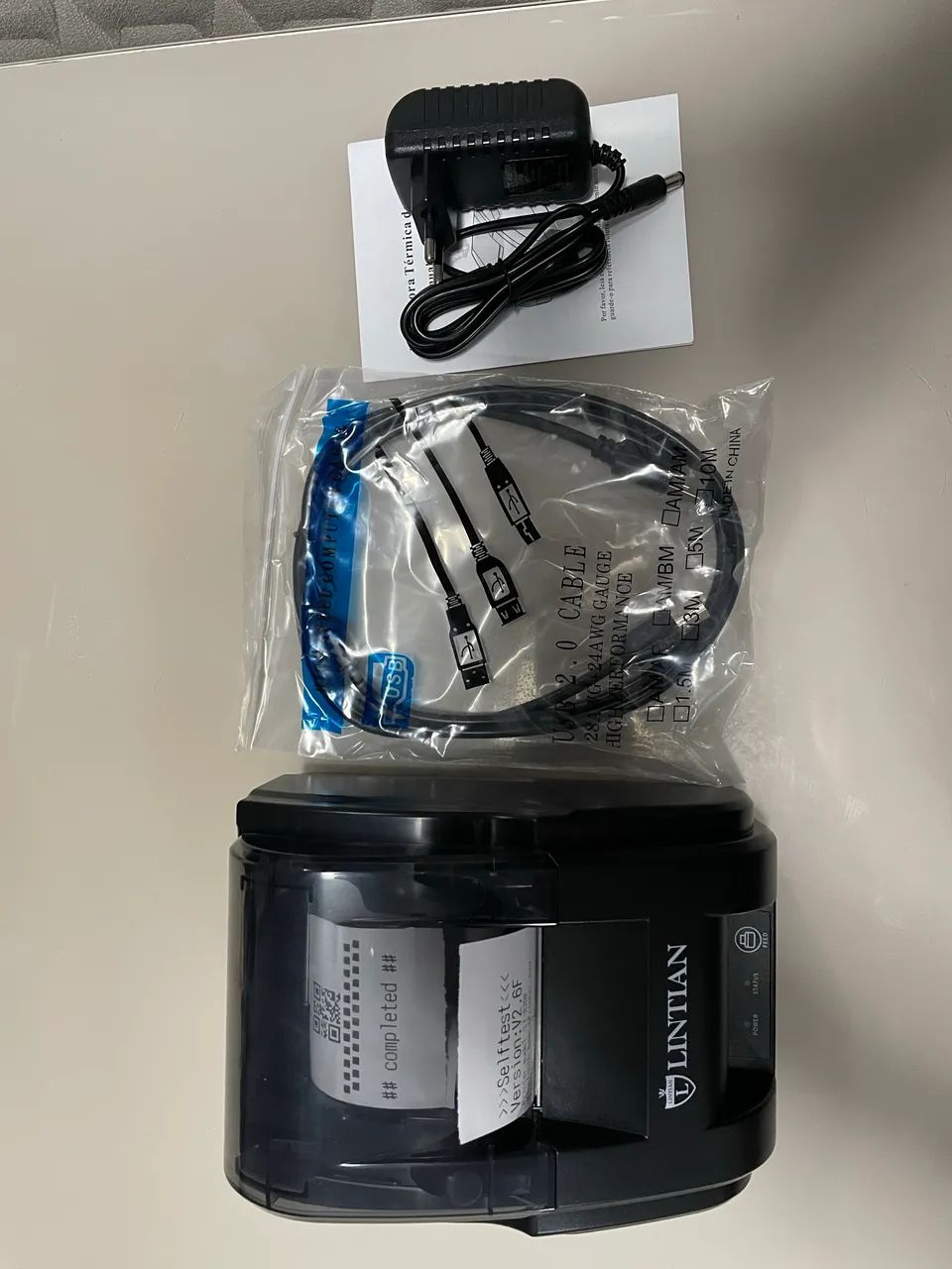 Impressora Térmica Lintian LT-8358 USB 58mm - Nova na Caixa - Foto 2