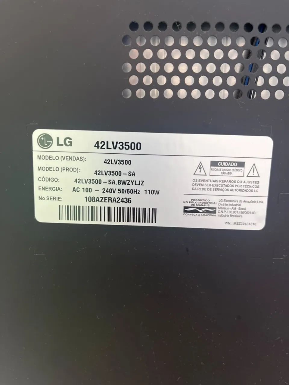 TV LG 42? LED - Modelo 42LV3500 - Foto 4